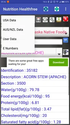 Nutrition and Health free android App screenshot 3