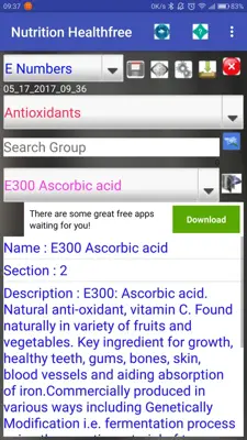 Nutrition and Health free android App screenshot 6